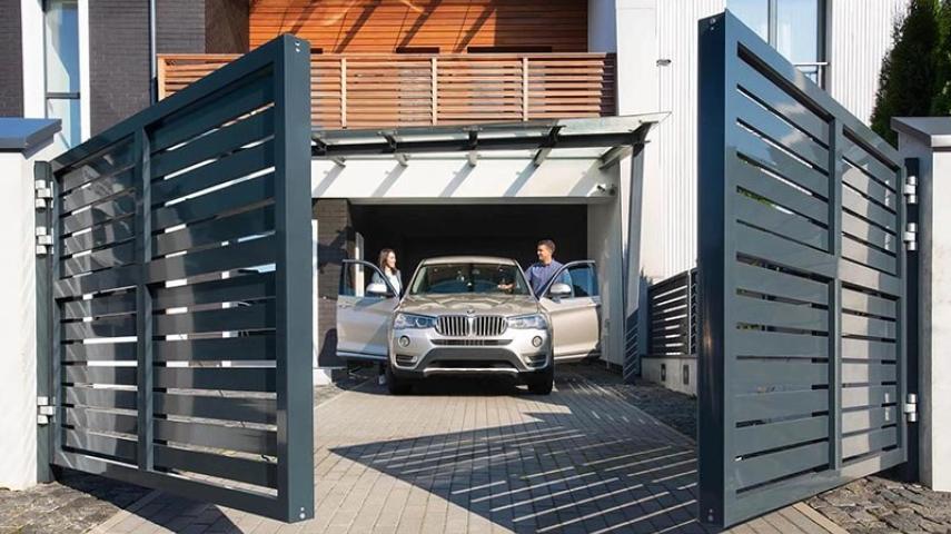 распашные ворота в Черкесске